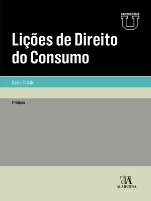 cover image of Lições de Direito do Consumo --4ª Edição